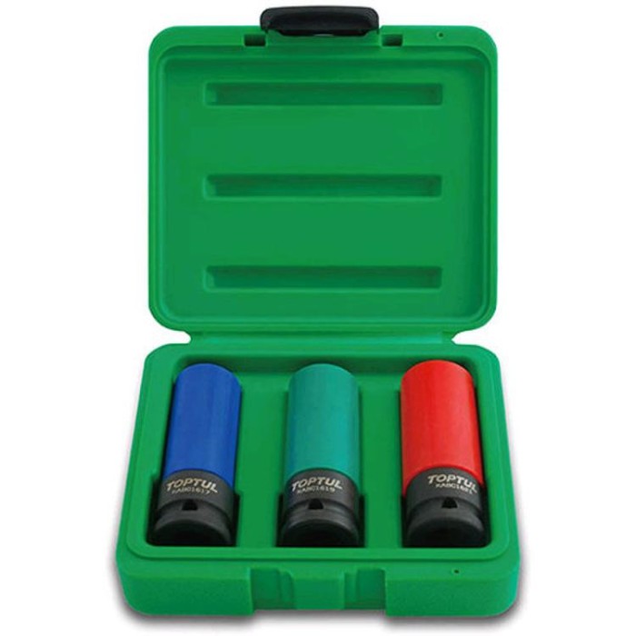 купить купить Ударные головки для шиномонтажа TOPTUL 1/2&quot; набор 3 шт. GDAI0302  
