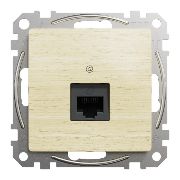 купить купить Комп'ютерна розетка RJ45 CAT 5E UTP, Береза Sedna Elements Schneider Electric  