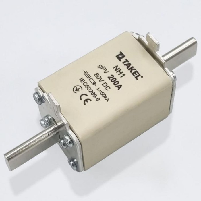 Плавка вставка запобіжника NH1 200А 80V DC TAKEL