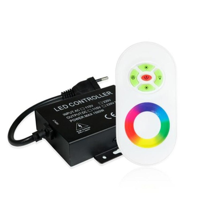 купить купить Контроллер RGB 220В OEM 1500W-RF-5 кнопок  