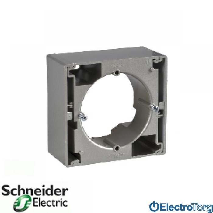 Коробка для наружного монтажа титановая Sedna Schneider Electric (Шнайдер Электрик)