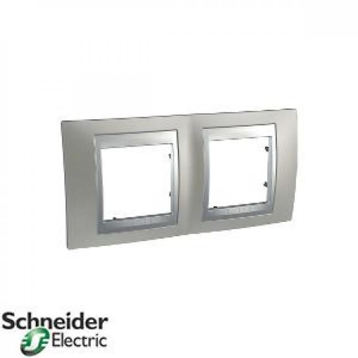 Рамка двойная горизонтальная Unica Top Schneider