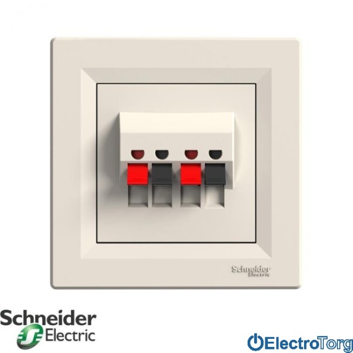 Аудиорозетка кремовая Asfora Schneider Electric (Шнайдер Электрик)