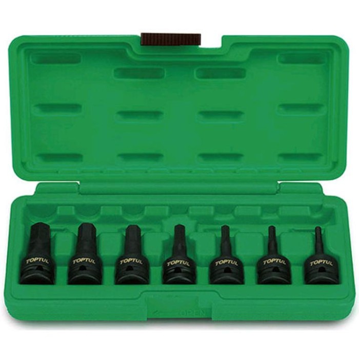 купить купить Набор насадок ударных HEX TOPTUL 1/2&quot; 4-14мм 7 ед. GDAI0702  