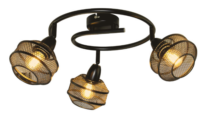 Світильник VELMAX V-TPL-SP006-3, max 35W, E27, 220V